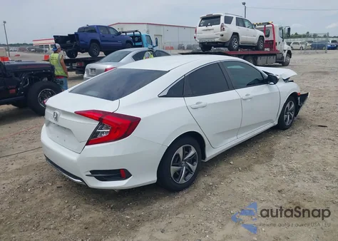 2020 Honda Civic Lx из США, поврежденный, VIN 2HGFC2F69LH520322